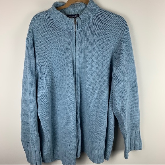 Venezia Jeans Other - Venezia Jeans light Blue Full Zip Sweater Sz 26/28